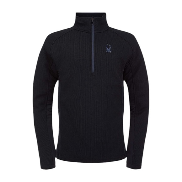 SPYDER Outbound Black 1/4 Zip Fleece Lined Pullover Men's Size L - Picture 4 of 16